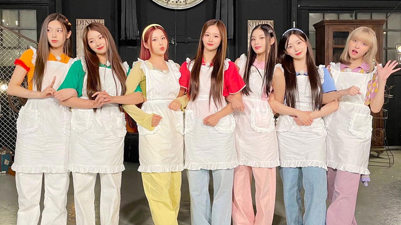 NMIXX in Wonderland backdrop