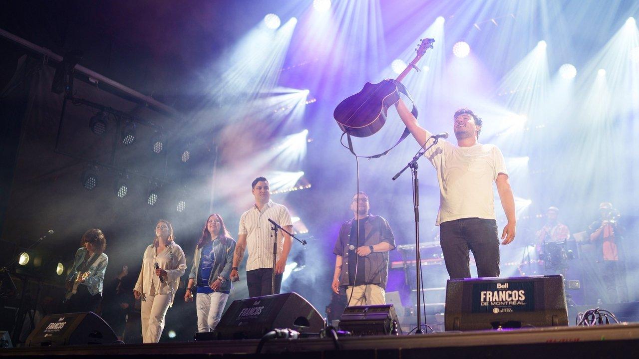 Émile Bilodeau et ses invités aux Francos 2022 backdrop