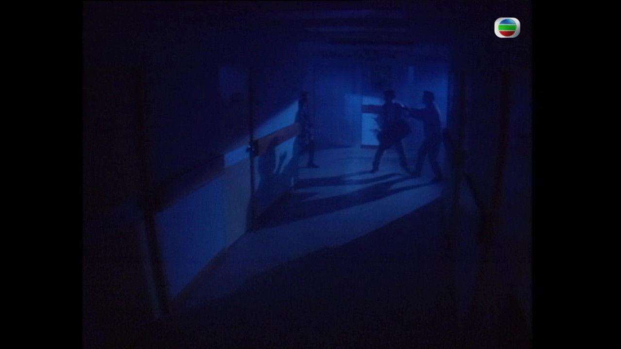 Three Ghosts and a Man backdrop