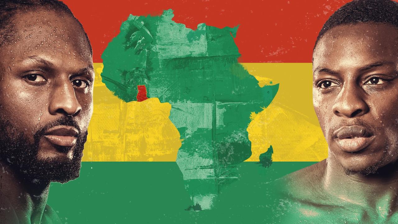 Craig Richards vs. Dan Azeez backdrop