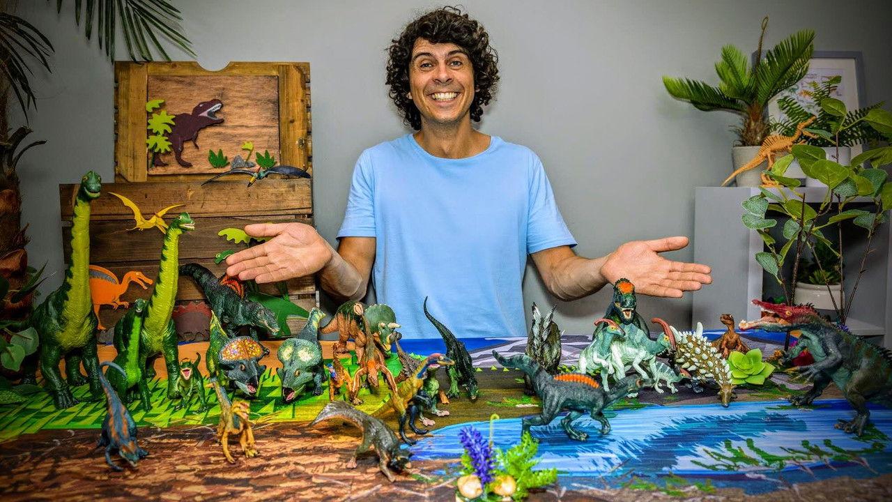 Andy's Dino Toybox backdrop