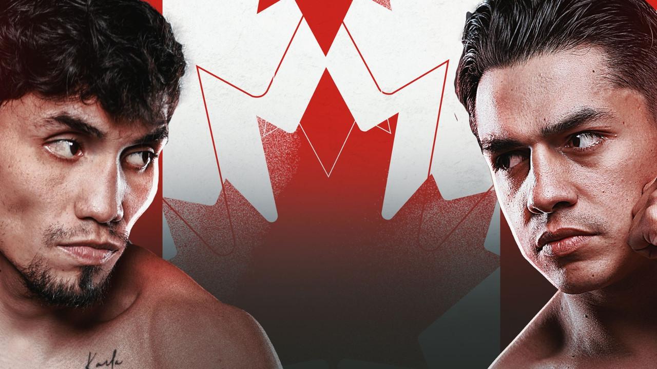 Eduardo Hernandez vs. Rene Tellez Giron backdrop