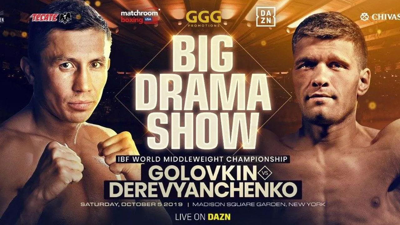 Gennady Golovkin vs. Sergiy Derevyanchenko backdrop