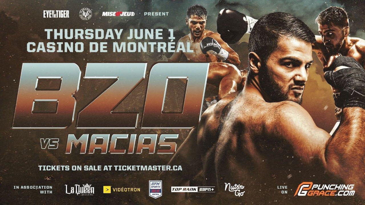Erik Bazinyan vs. Jose de Jesus Macias backdrop