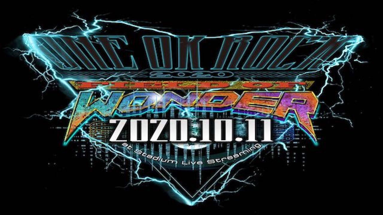 ONE OK ROCK 2020 Field of Wonder at Stadium backdrop