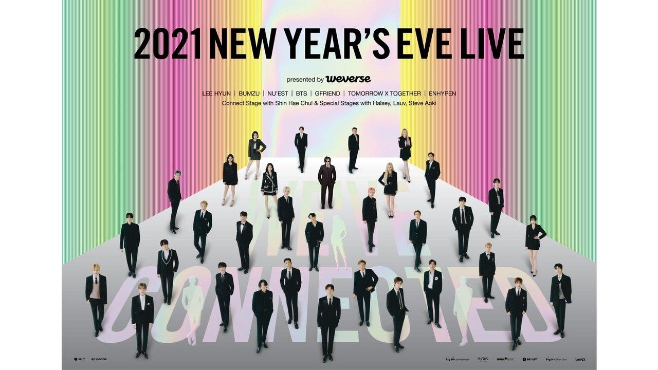 2021 NEW YEAR’S EVE LIVE presented by Weverse backdrop