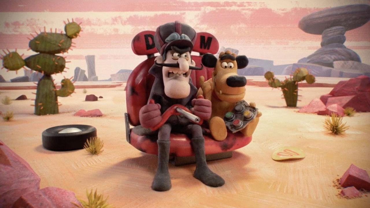 Dastardly & Muttley in 'Press the Red Button' backdrop