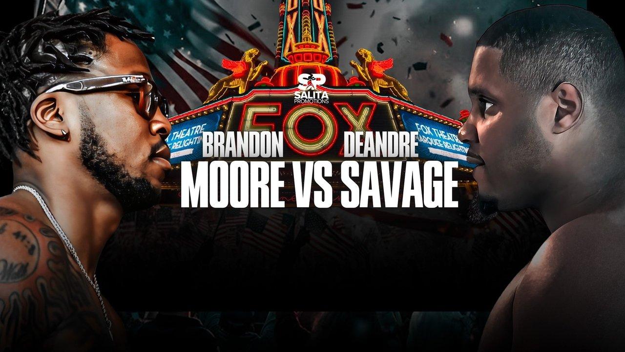 Brandon Moore vs. Deandre Savage backdrop