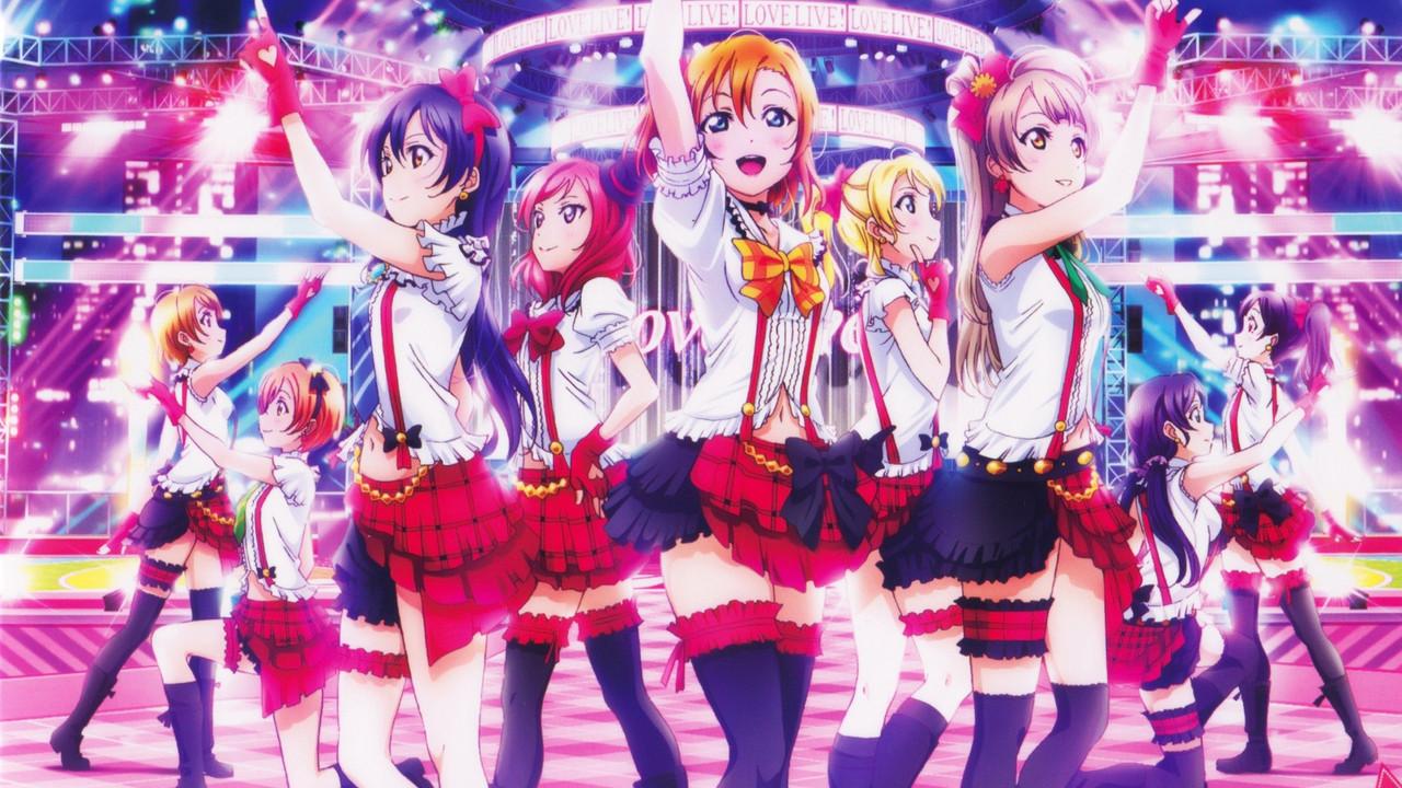 μ's Live Collection backdrop