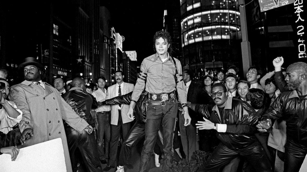 BBC Behind The Beat Special, Michael Jackson: The Magic Continues on Tour backdrop