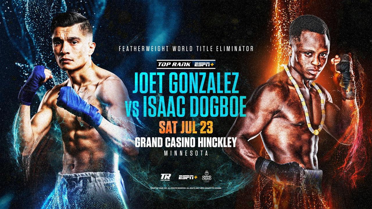 Joet Gonzalez vs. Isaac Dogboe backdrop