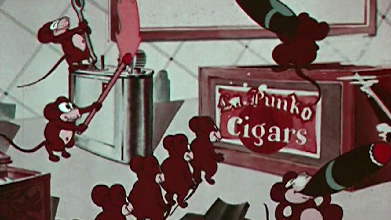 A Cat, a Mouse and a Bell backdrop