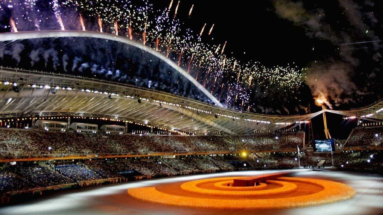 Athens 2004: Olympic Closing Ceremony (Games of the XXVIII Olympiad) backdrop