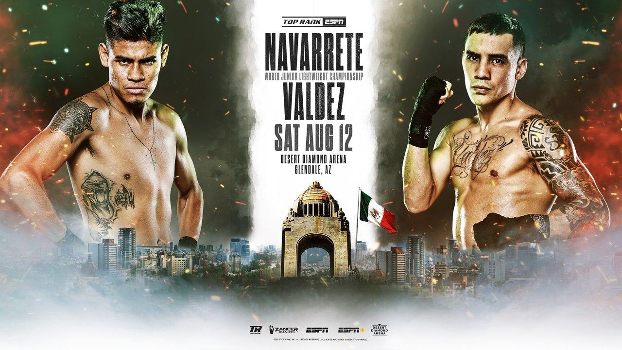 Emanuel Navarrete vs. Oscar Valdez backdrop