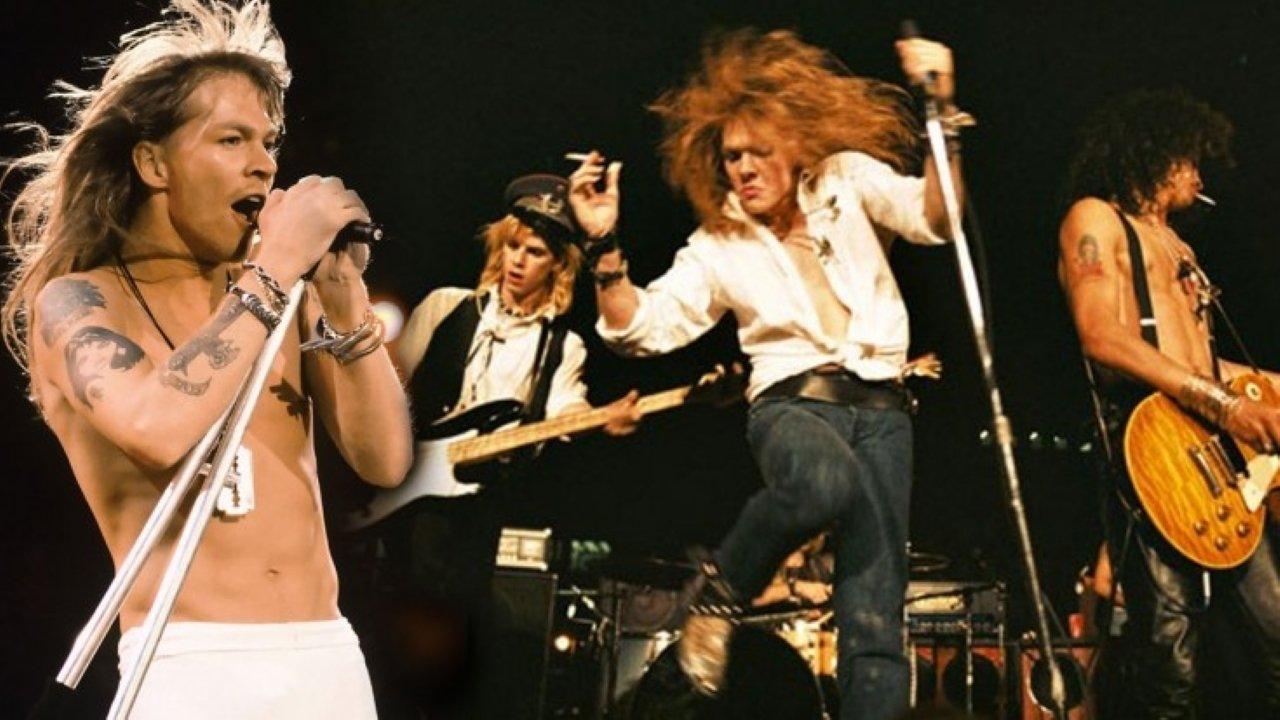 Guns N' Roses 1992 'Use Your Illusion I & II' World Tour Live in Tokyo Dome backdrop