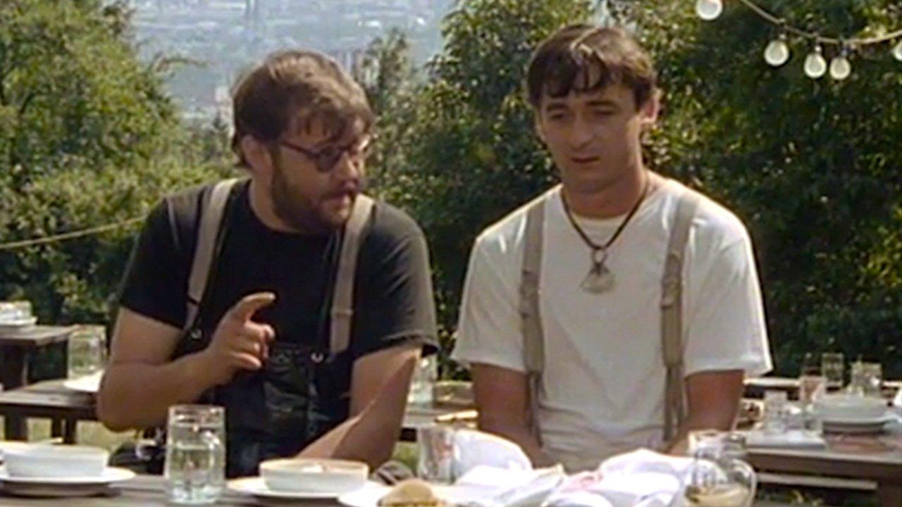 Mozart und Meisel backdrop