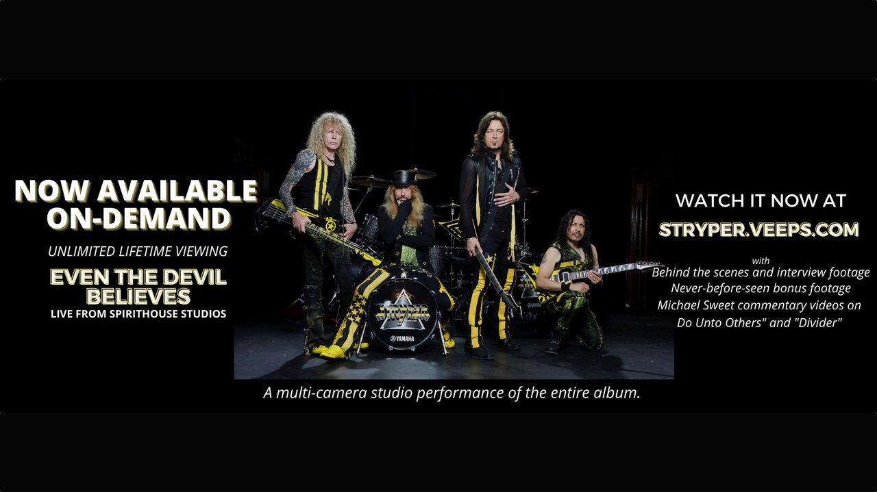 Stryper - Even the Devil Believes Live Stream backdrop