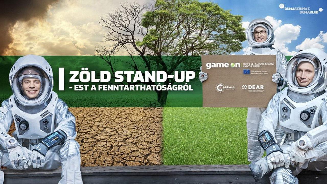 Zöld Stand-Up – Est a fenntarthatóságról backdrop