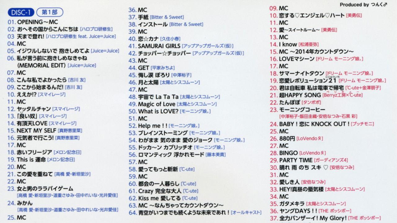 Hello! Project 2013 COUNTDOWN PARTY 2013-2014 ~GOODBYE & HELLO!~ backdrop
