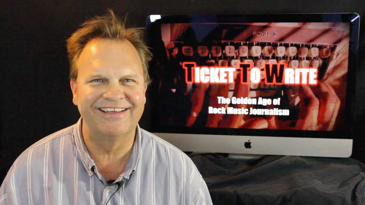 Ticket to Write: The Golden Age of Rock Music Journalism backdrop