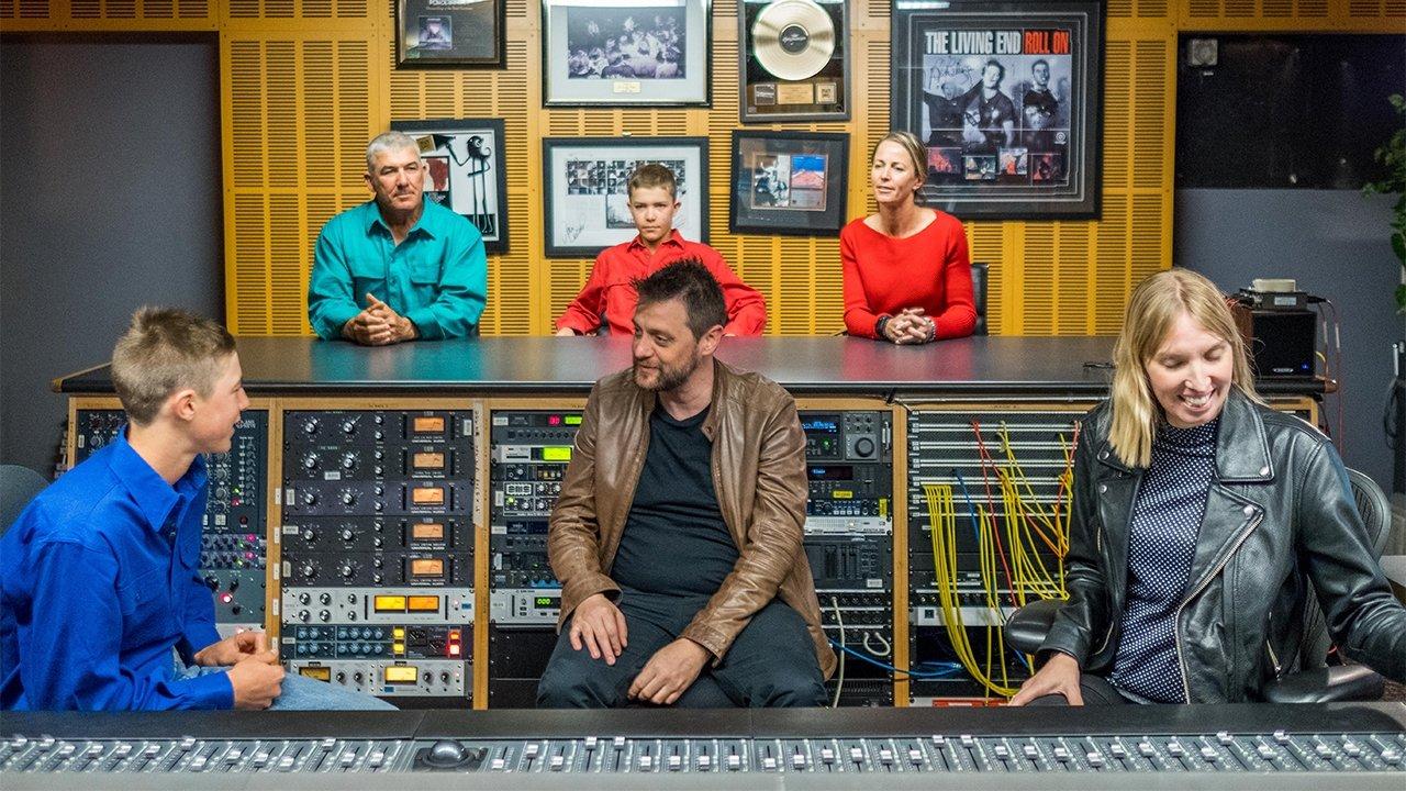 The Recording Studio backdrop