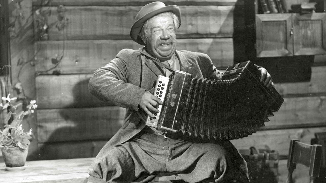 Isäntä soittaa hanuria backdrop