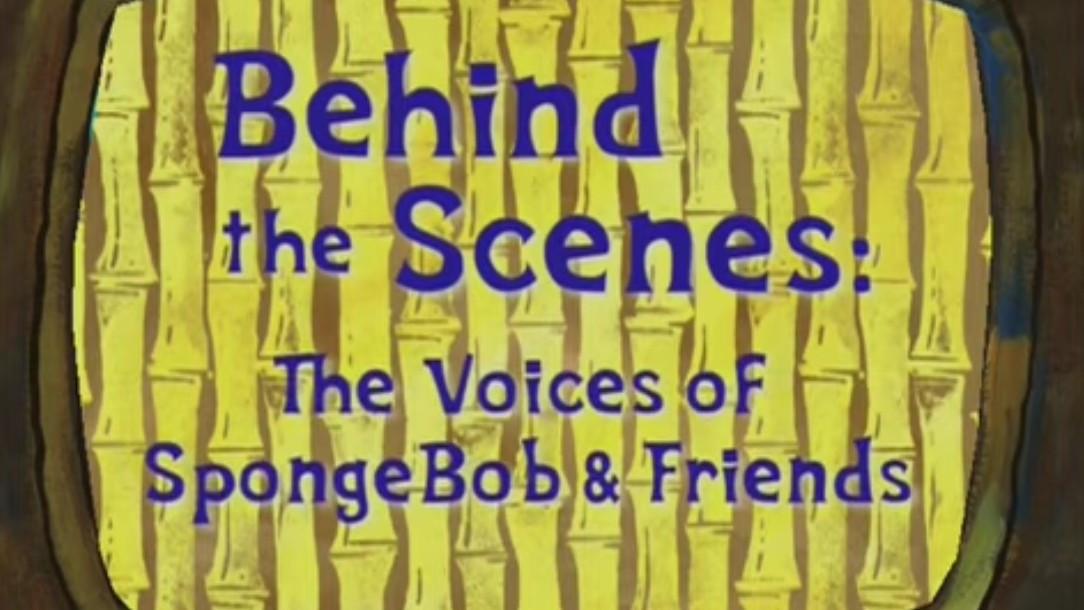 Behind the Scenes: The Voices of SpongeBob & Friends