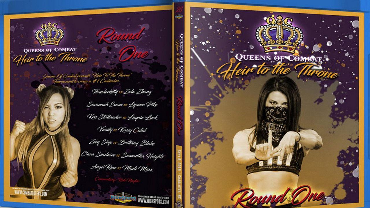 Queens Of Combat QOC 26 Heir To The Throne backdrop