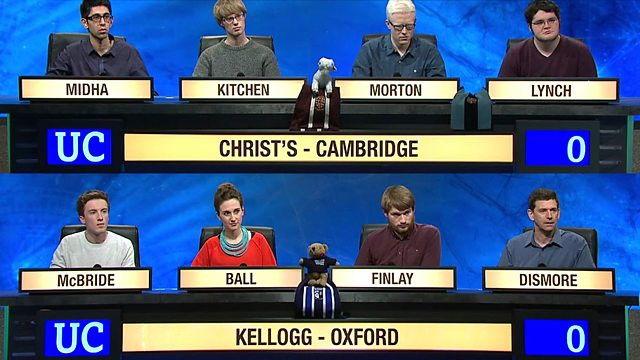 Christ's College, Cambridge v Kellogg College, Oxford