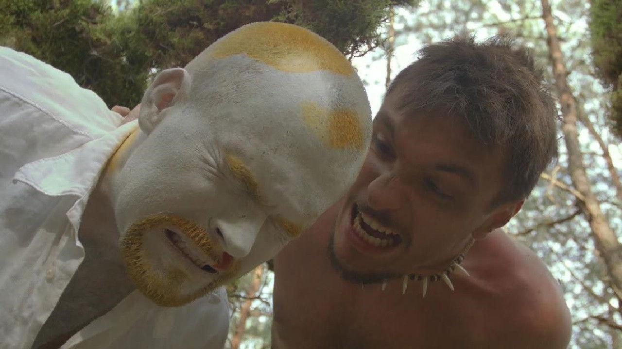 Adam vs Wąż backdrop