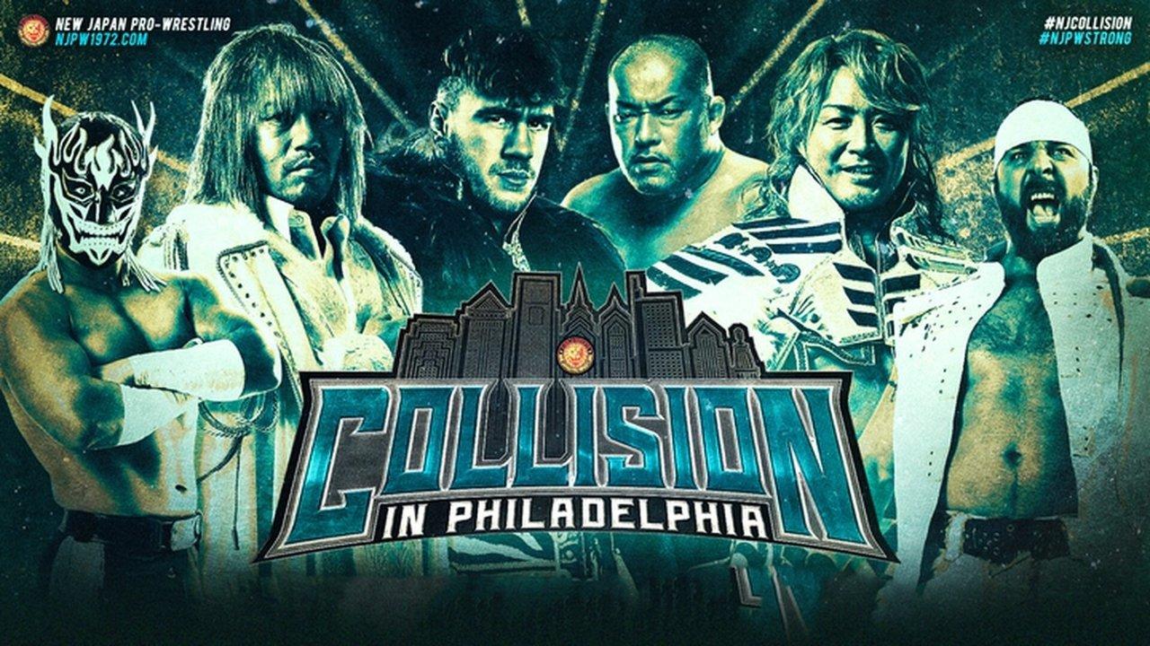 NJPW Collision in Philadelphia backdrop