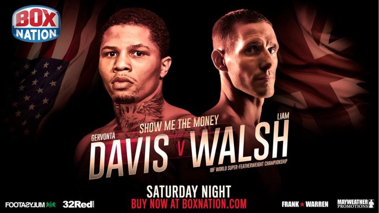 Gervonta Davis vs. Liam Walsh backdrop