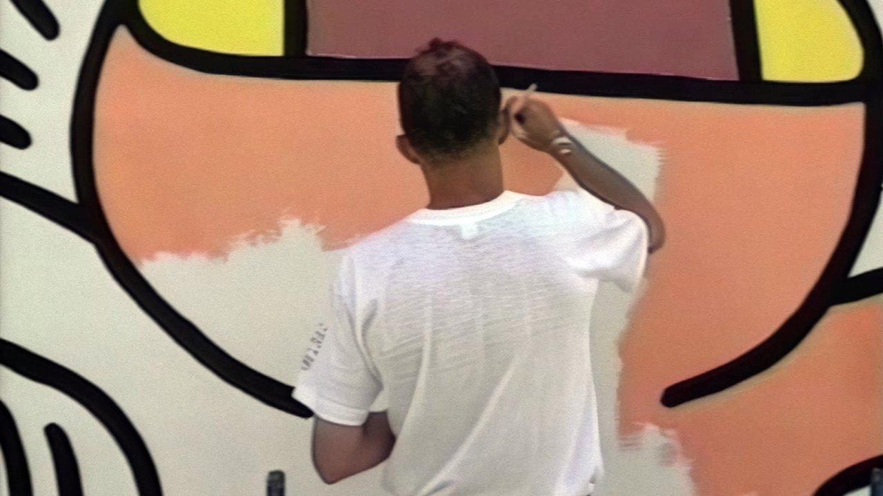 The Universe of Keith Haring backdrop