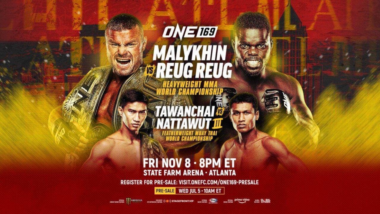 ONE 169: Malykhin vs. Reug Reug backdrop