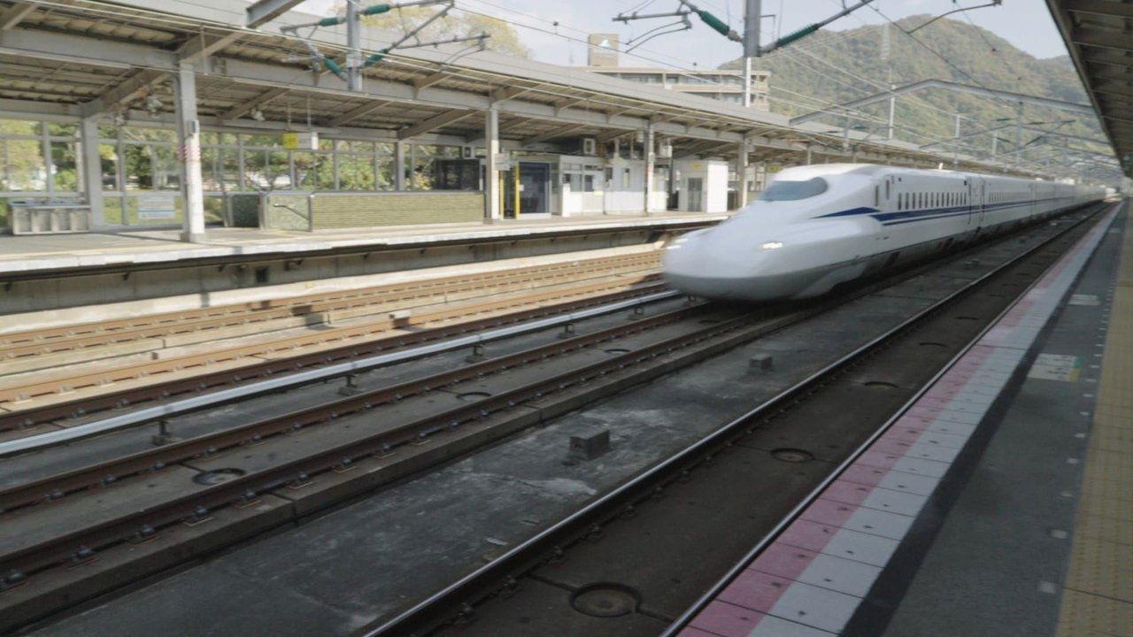 World's Most Punctual Train - Japan's Shinkansen backdrop