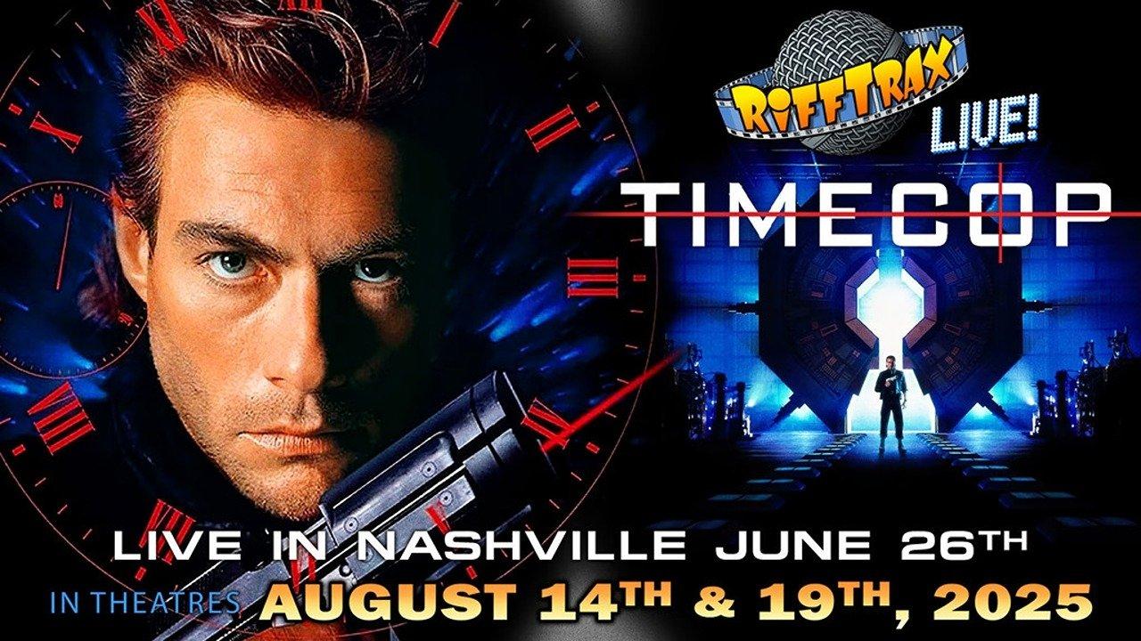 RiffTrax Live: Timecop backdrop