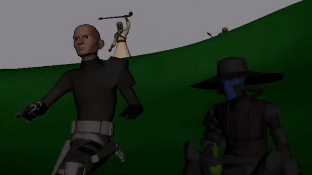 Story Reel: Cad Bane & Boba Fett vs. Tusken Raiders