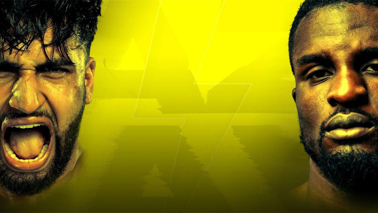 Adam Azim vs. Ohara Davies backdrop