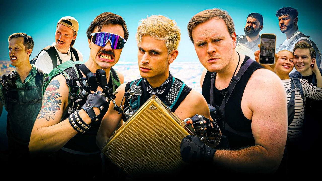 Dusørjegerne – jakten på gullkofferten backdrop