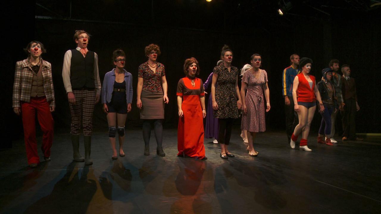 Tout va bien : 1er commandement du clown backdrop