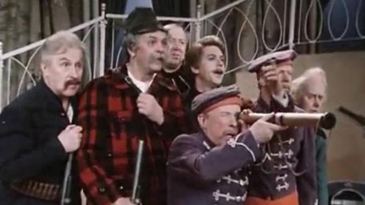 Ladies and Hussars backdrop