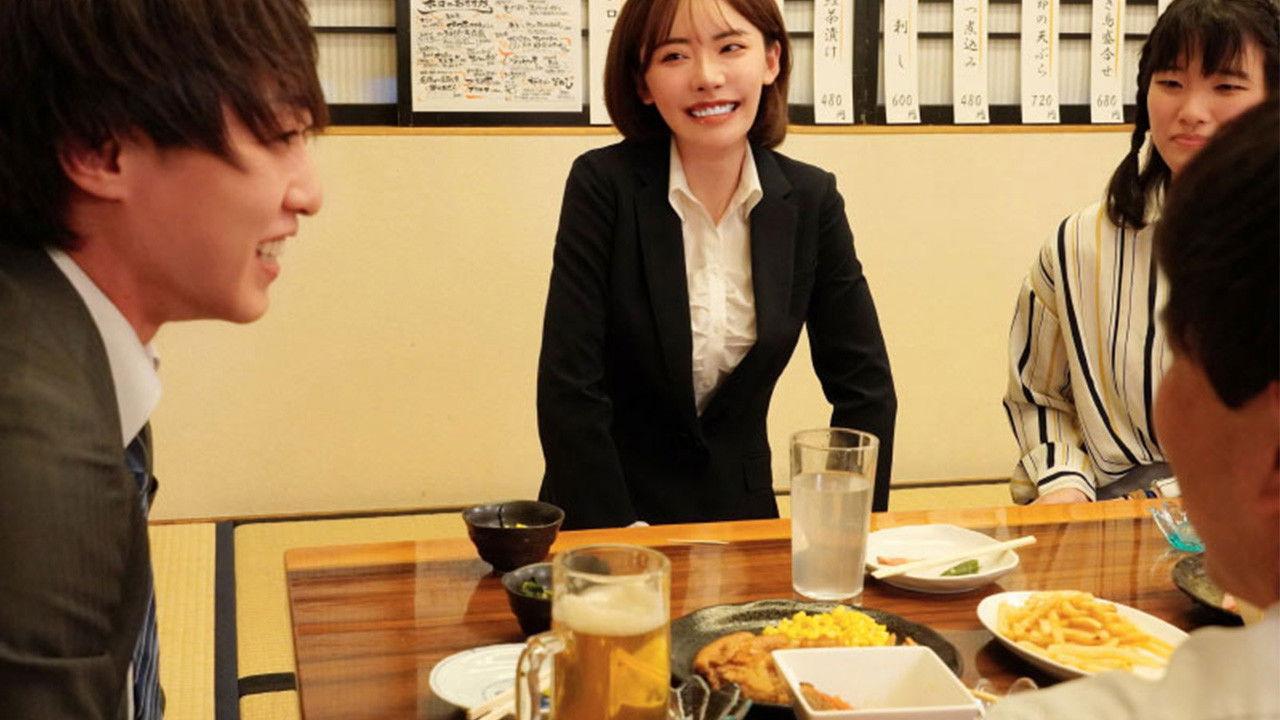 I Missed the Last Train at a Welcome Party and a New Graduate Girl Asked Me, “Would You Like to Stay at My House?" backdrop