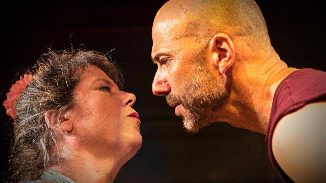 A horse walks into a bar backdrop