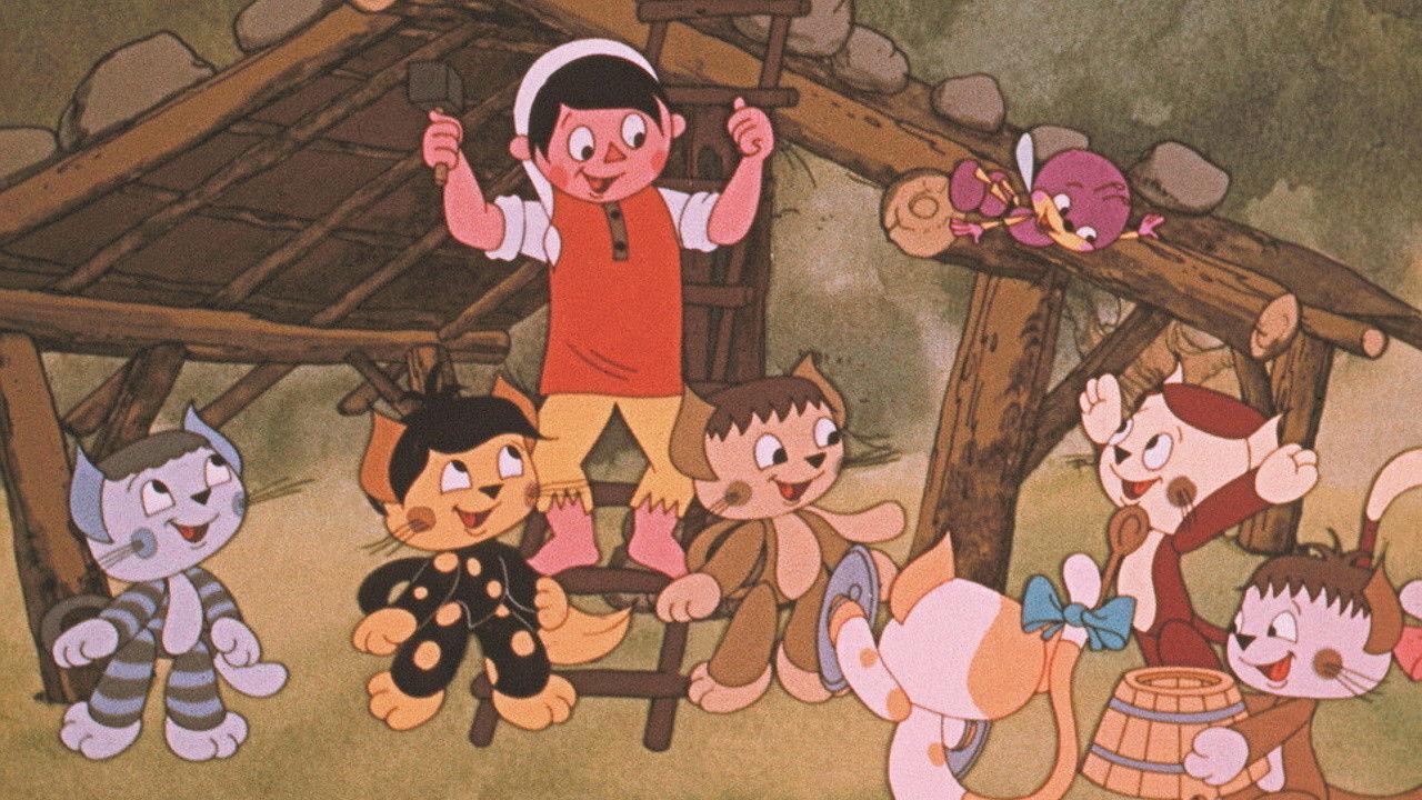 The Poor Miller's Boy and the Kitten backdrop