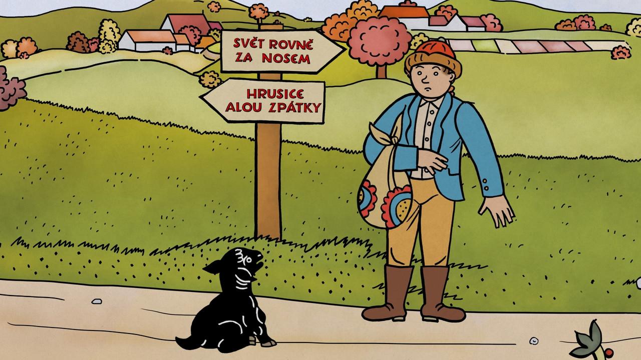 Honza a beránek backdrop