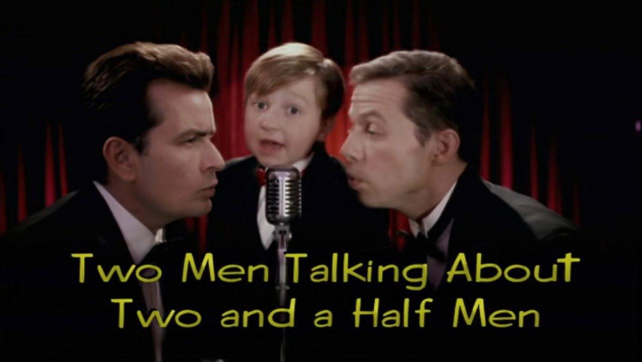 Two Men Talking About Two and a Half Men