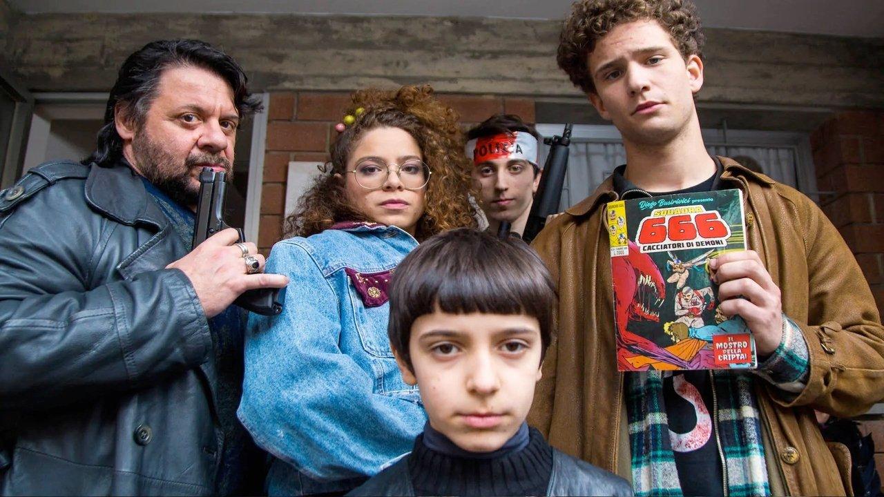 The Crypt Monster backdrop