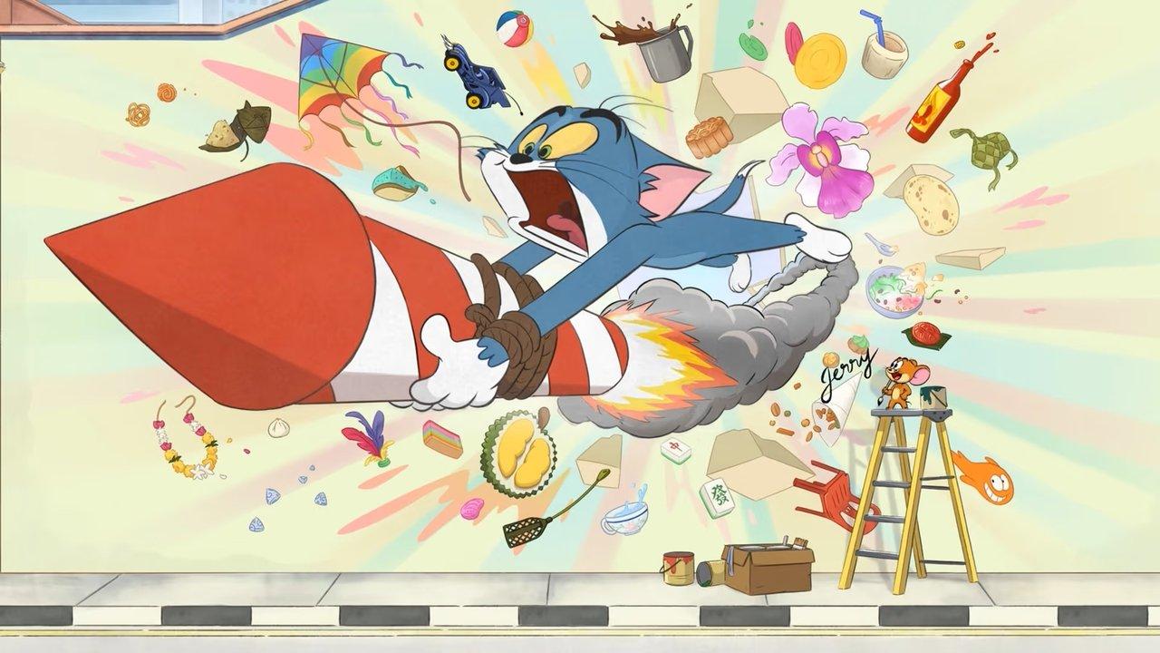 Tom and Jerry backdrop