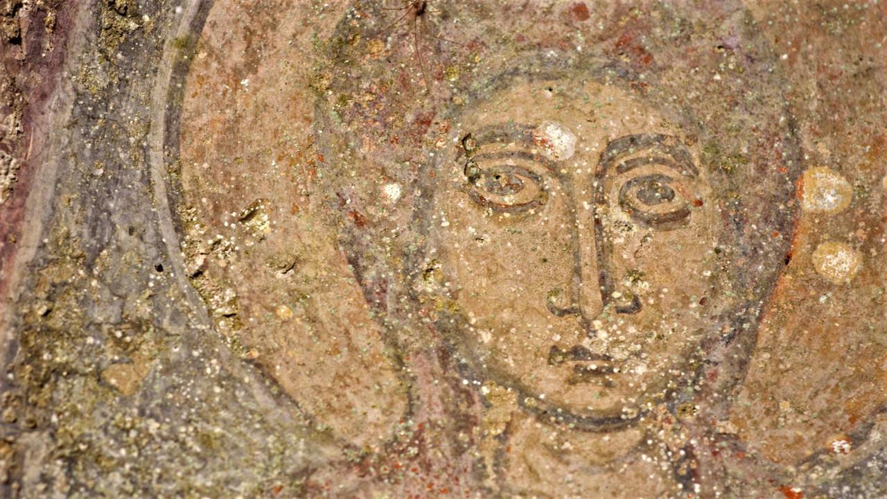 Shepherds in the Cave backdrop