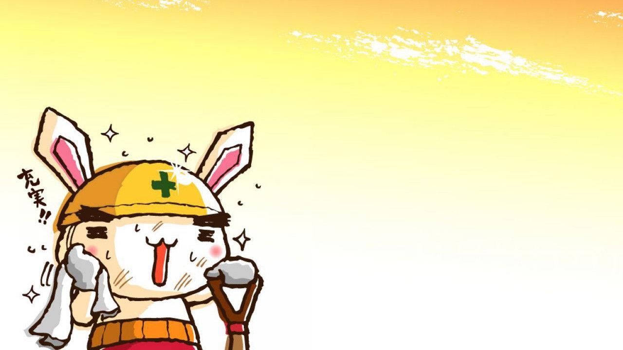 Zenryoku Usagi backdrop